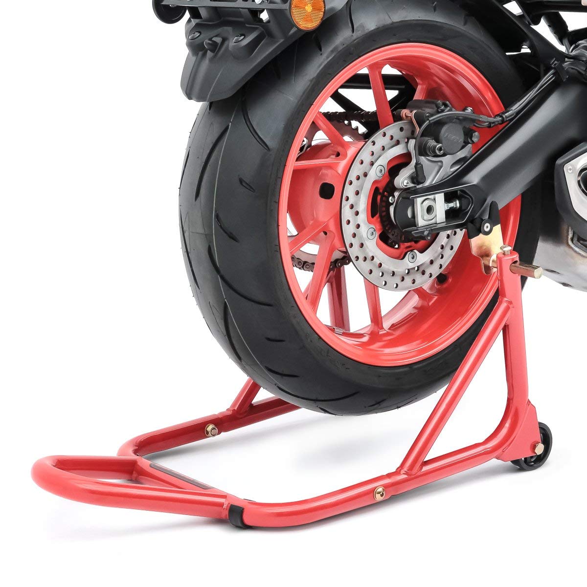 Caballete Moto Trasero Delantero Compatible para KTM 950 Adventure/S CS Rojo