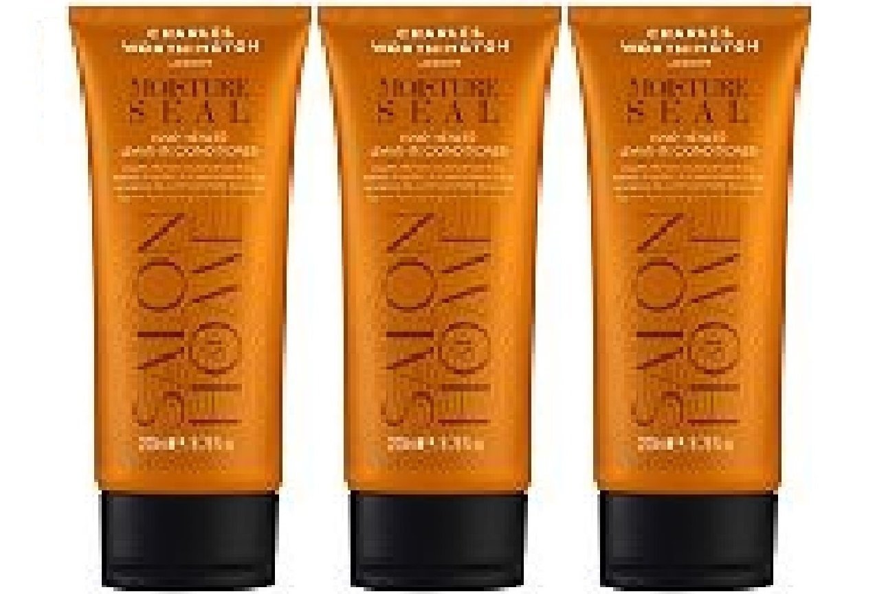 Charles Worthington Moisture Seal Leave In Conditioner 200 Ml - 2er Pack Mit 5 Ölen Gegen Spliss & Frizz