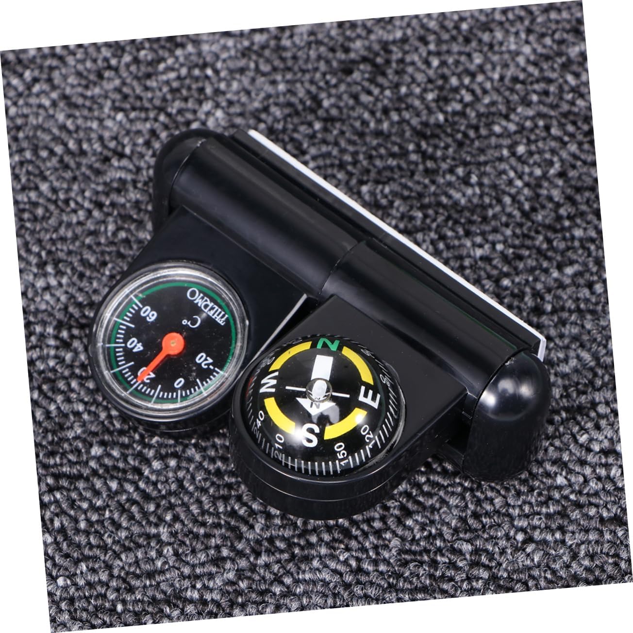 Vaguelly 2pcs Thermometer Compass Vehicle Navigation Compass Dash Mount Compass Car Compass Navigation Auto Mount