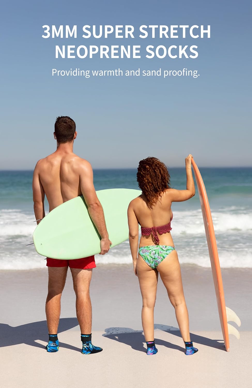 Neoprene Socks, 3mm Wetsuit Socks for Women Men, Anti-Slip Thermal Swimming Socks Diving Socks - Image 5