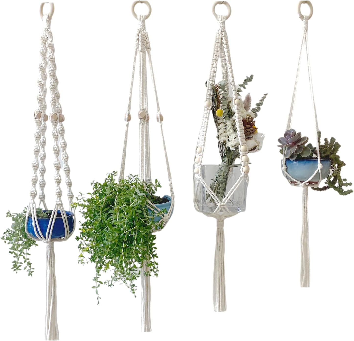 koitoy Makramee Blumenampel Hängeampel für Innen Außen hängende
