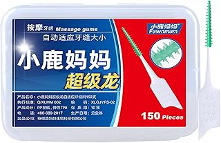 150pcs Palito de dente Palito de dente de silicone macio Fio dental Escova de dente interdental Palito de dentes Ferramentas de higiene dentária