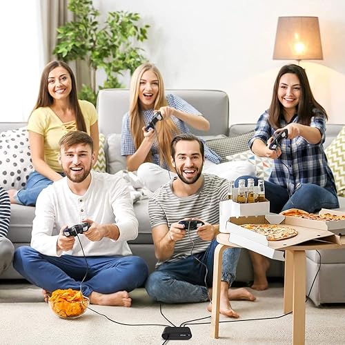 Miniatura 5 de 4 controladores para Gamecube con 4 cables de extensión y adaptador USB de 4 puertos para Switch PC consola Wii U BPOS