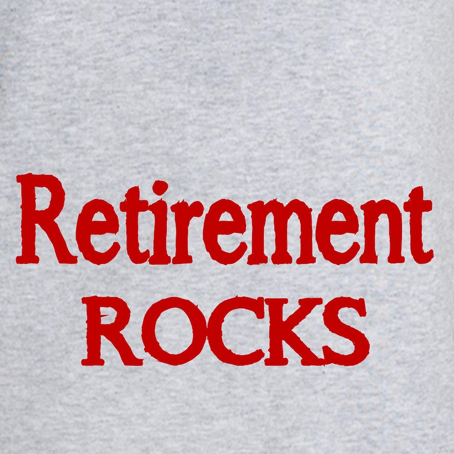 CafePress Retirement Rocks Red Women's Nightshirt, Soft Long Pajama Shirt, Cotton PJs/Pyjamas