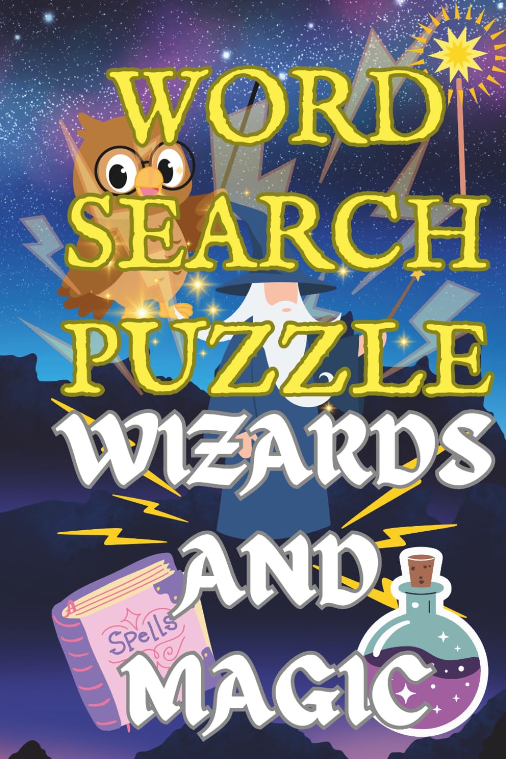 WIZARDS AND MAGIC WORD SEARCH PUZZLE BOOK