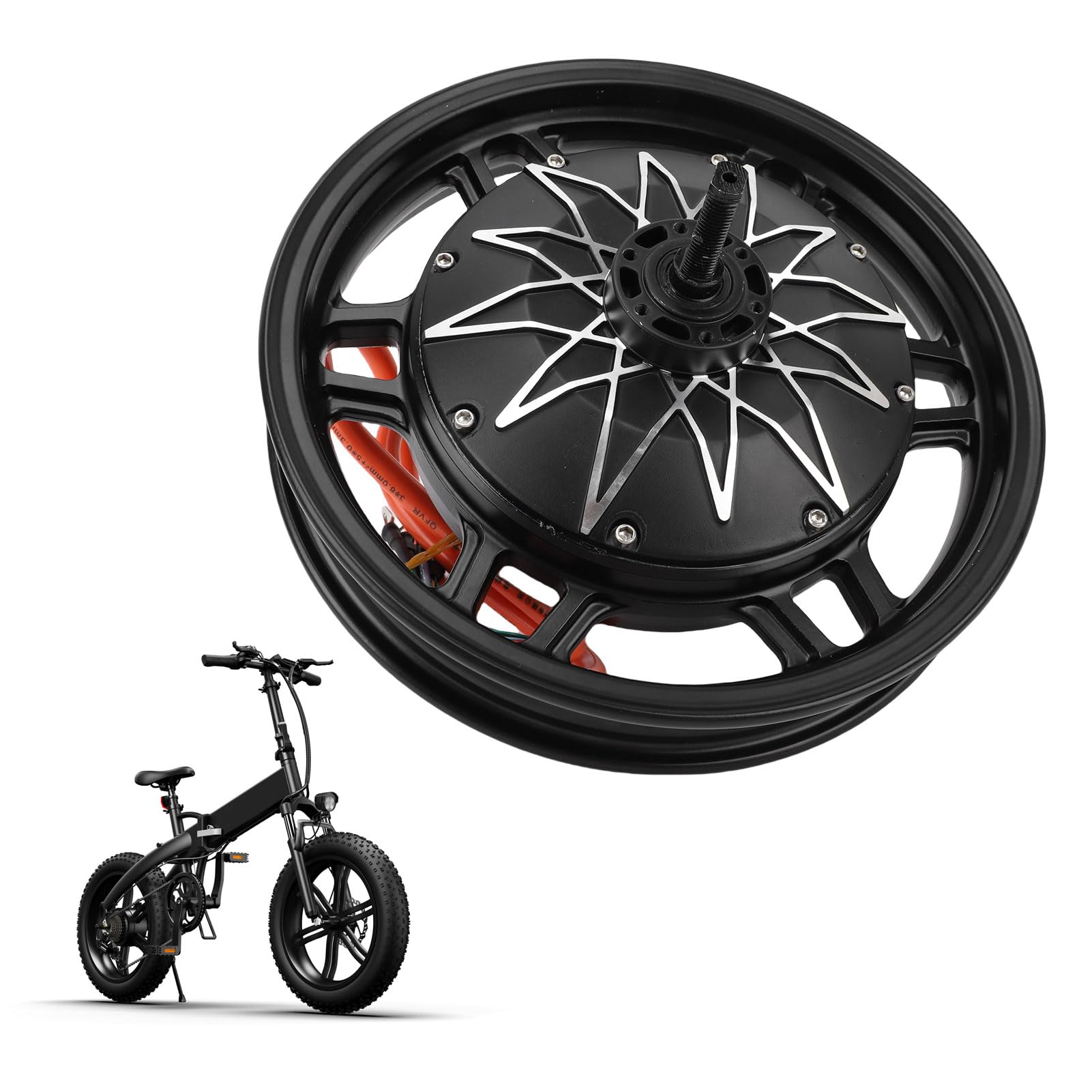 Amazon.co.jp: Sorandy 14インチホイールハブモーター、2000W 5000W