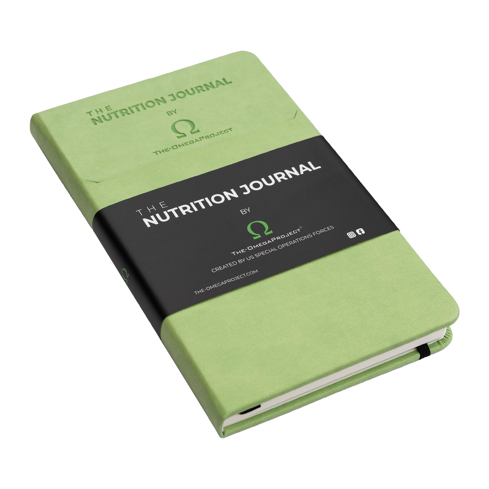 The Omega Project Nutrition Journal – US Army Special Operations Elite Diet Journal – Daily Food Diary and Weight Log – Nutritionist Developed Wellness Tracker to Solidify Healthy Habits