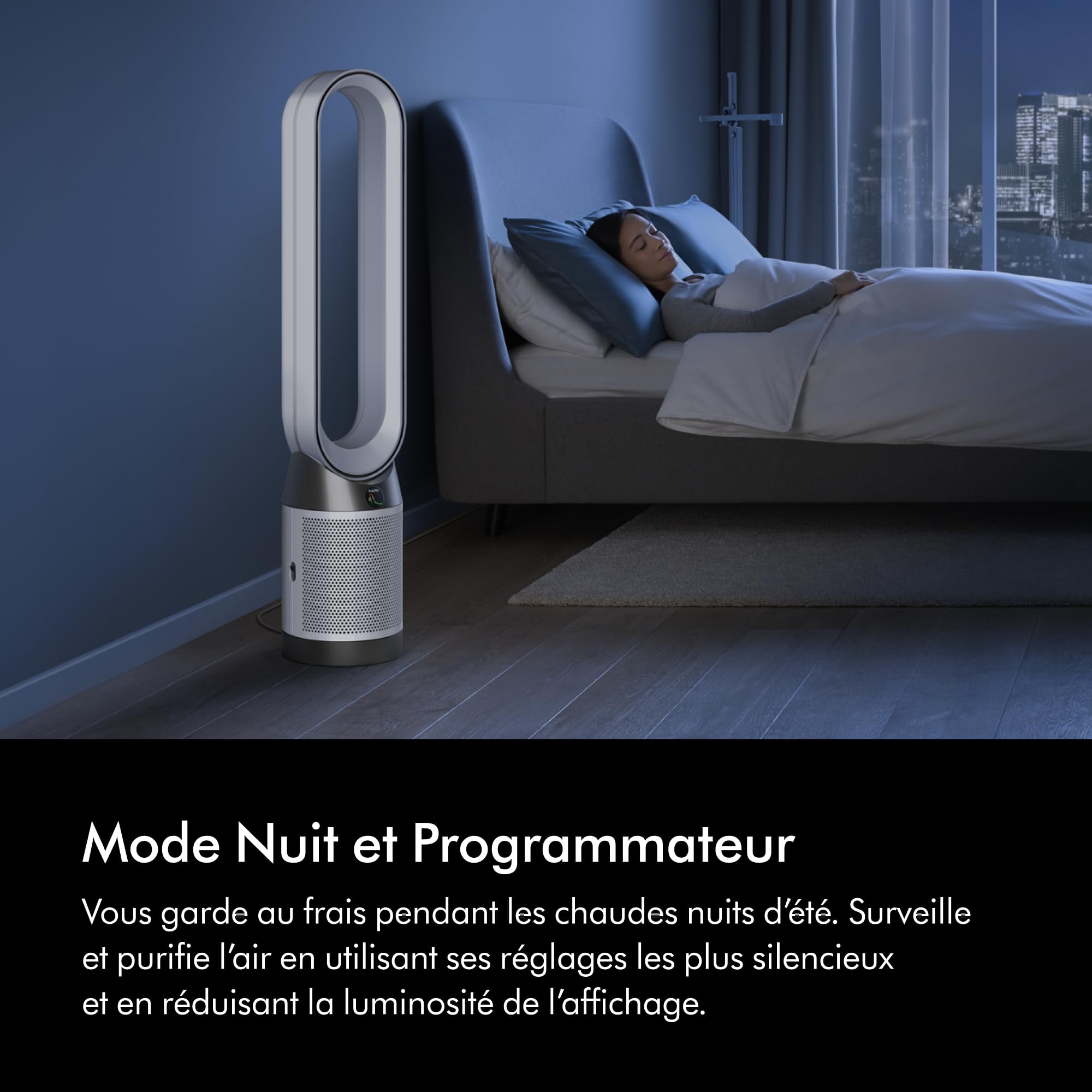 Dyson Purifier Cool Gen1 Purificateur d’air et ventilateur TP10 – purification puissante, flux d’air rafraîchissant (Blanc)