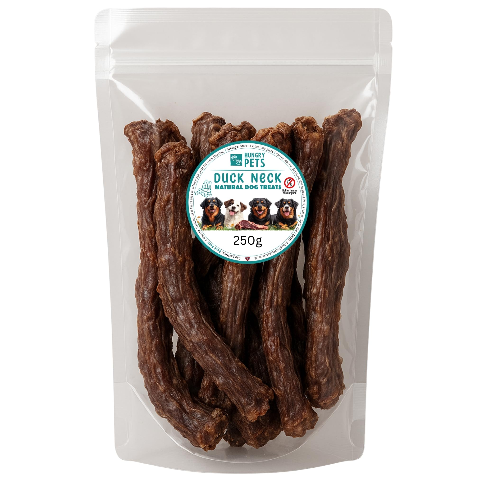 Duck Necks, Natural Dog Treat (250g)