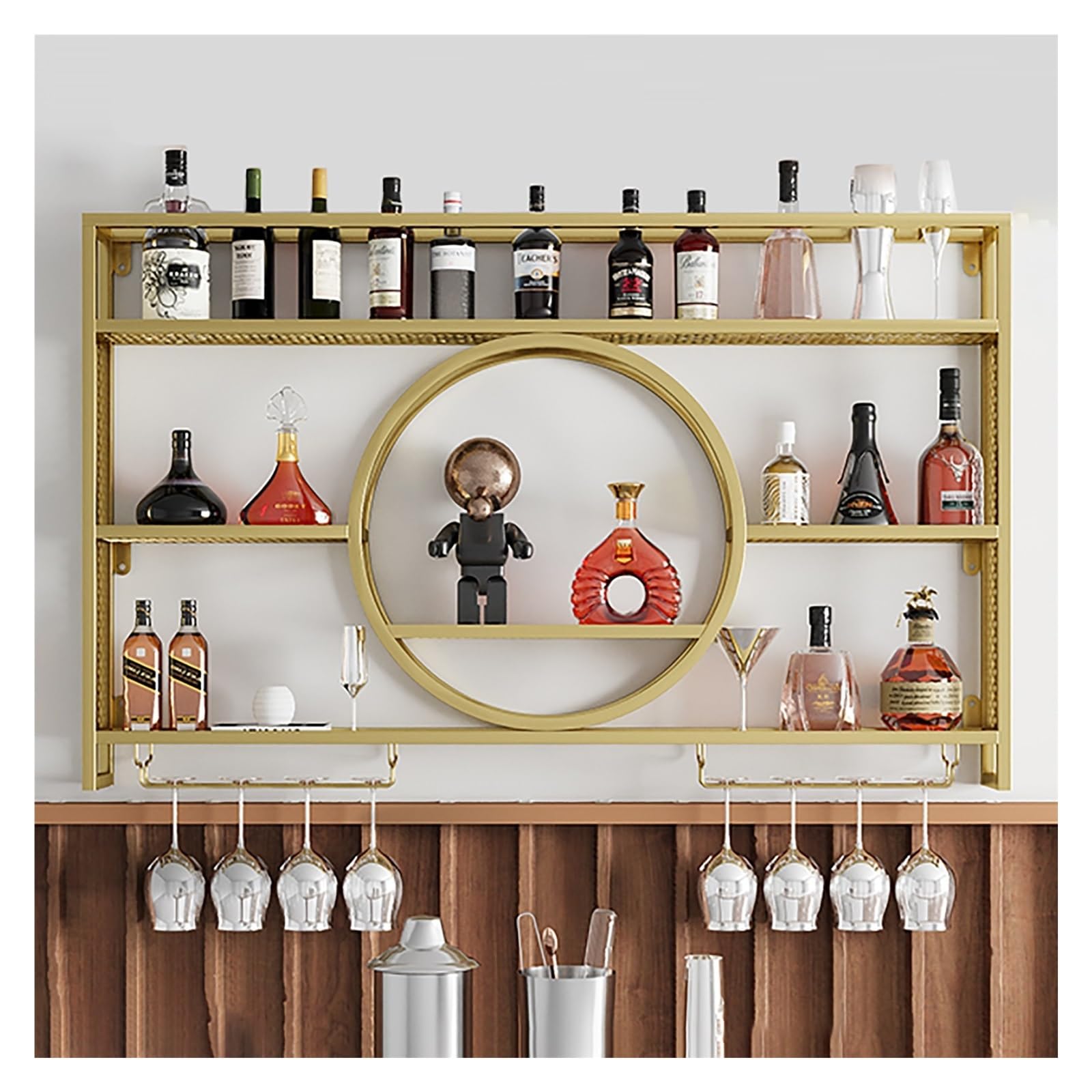 Casier à vin mural pour gagner de la place dans votre cuisine