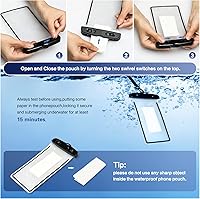 Vista 4 de YSSOA Funda impermeable para teléfono celular, paquete de 2 unidades, funda impermeable para teléfono celular para iPhone 16 15 14 13 12 11 Pro Max
