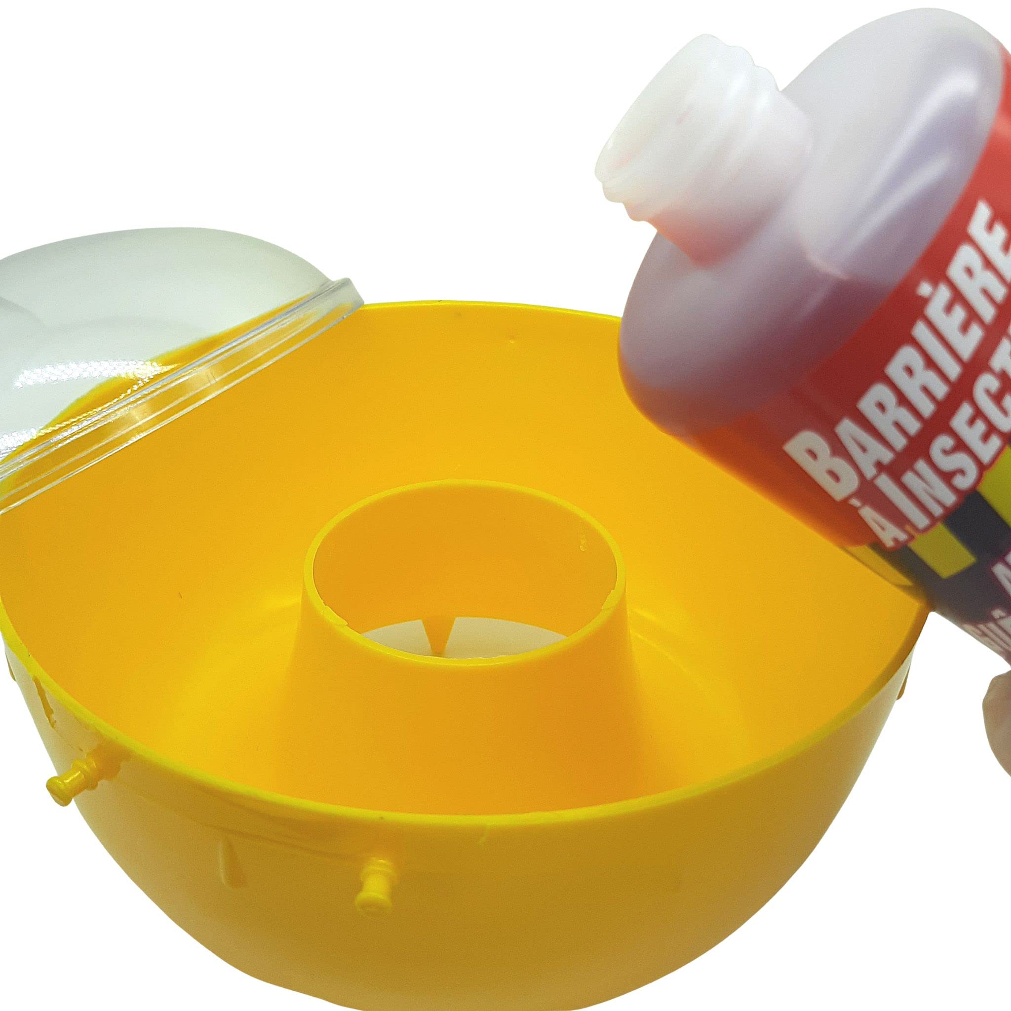 BARRIERE A INSECTES Piège à Guêpes, Mouches et Frelons, 1 Piège, BARPITRAP (Lot de 2)