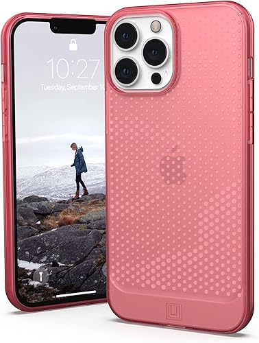 URBAN ARMOR GEAR U by UAG - Funda diseñada para iPhone 13 Pro Max, color arcilla roja, ajuste delgado, ligera, elegante, transparente, resistente a URBAN ARMOR GEAR U by UAG - Funda diseñada para iPhone 13 Pro Max, color arcilla roja, ajuste delgado, ligera, elegante, transparente, resistente a