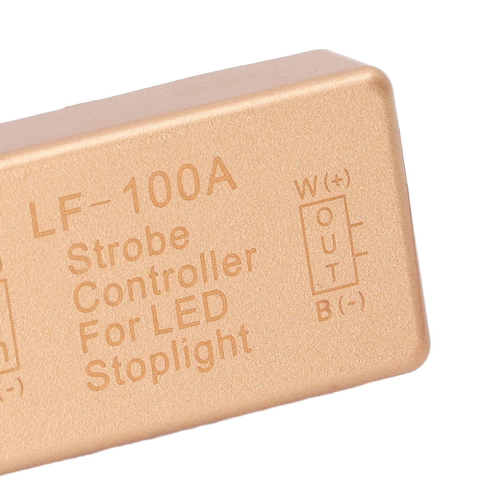 Controller Lampeggiatore LED Per Auto LF-100A - Modulo Strobe Per Luci Freno, 12V-16V DC, Facile Installazione - Foto 9