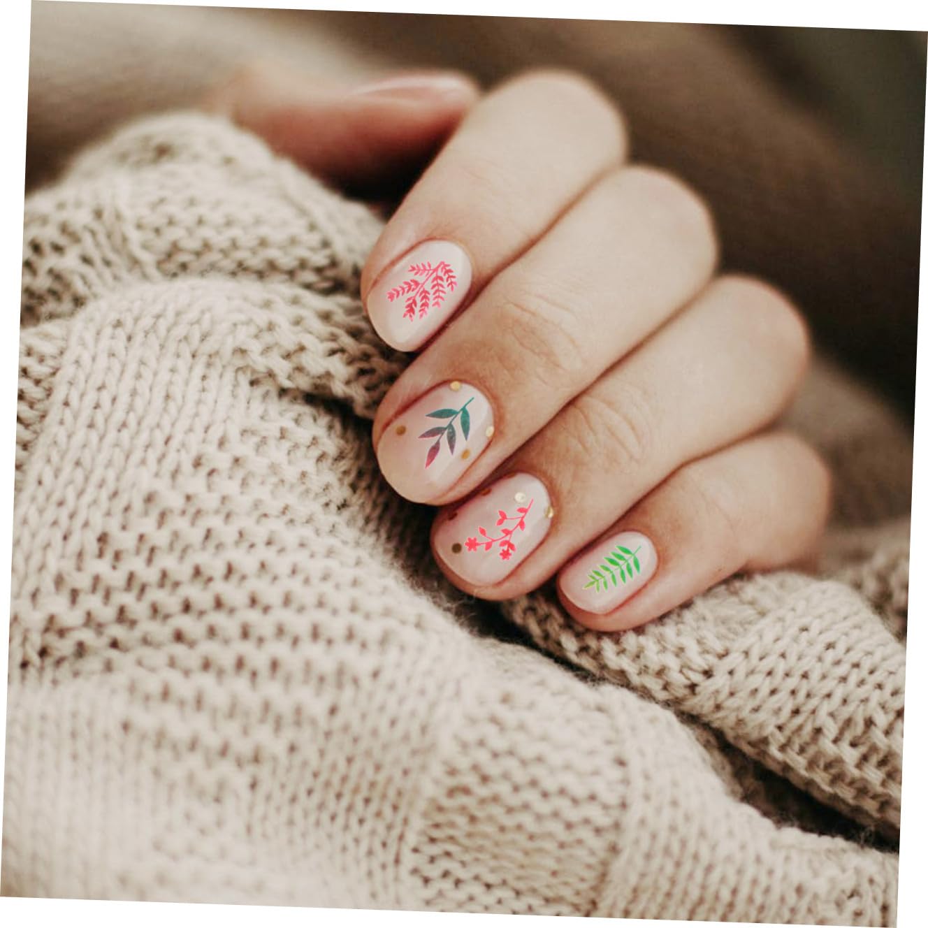 3 Set Adesivi Unghie Autoadesivi Per Decorazioni Nail Art Design Unico Per Manicure Per Natale E Ringraziamenti Facili Applicare Su Unghie Naturali E Materiale Sicuro E 9 Fogli*3