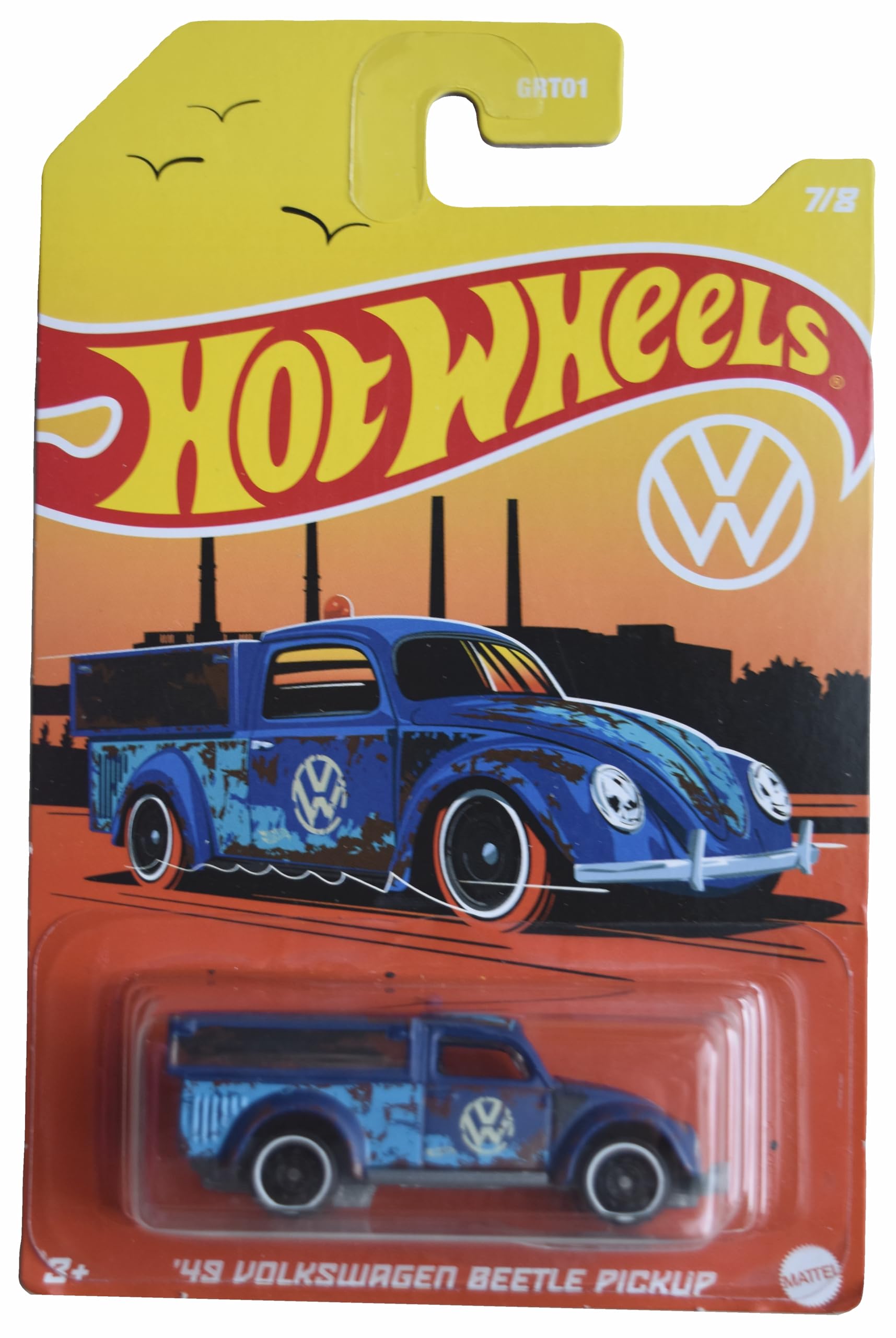 ホットウィール　Hotwheels  49個　フォルクスワーゲン  ビートル Amazon.com: Hot Wheels '49 Volkswagen Beetle Pickup, Blue 7/8