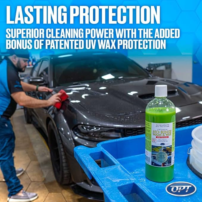 Optimum No Rinse Wash and Wax Cera Líquida para Autos 8 oz miniatura 7