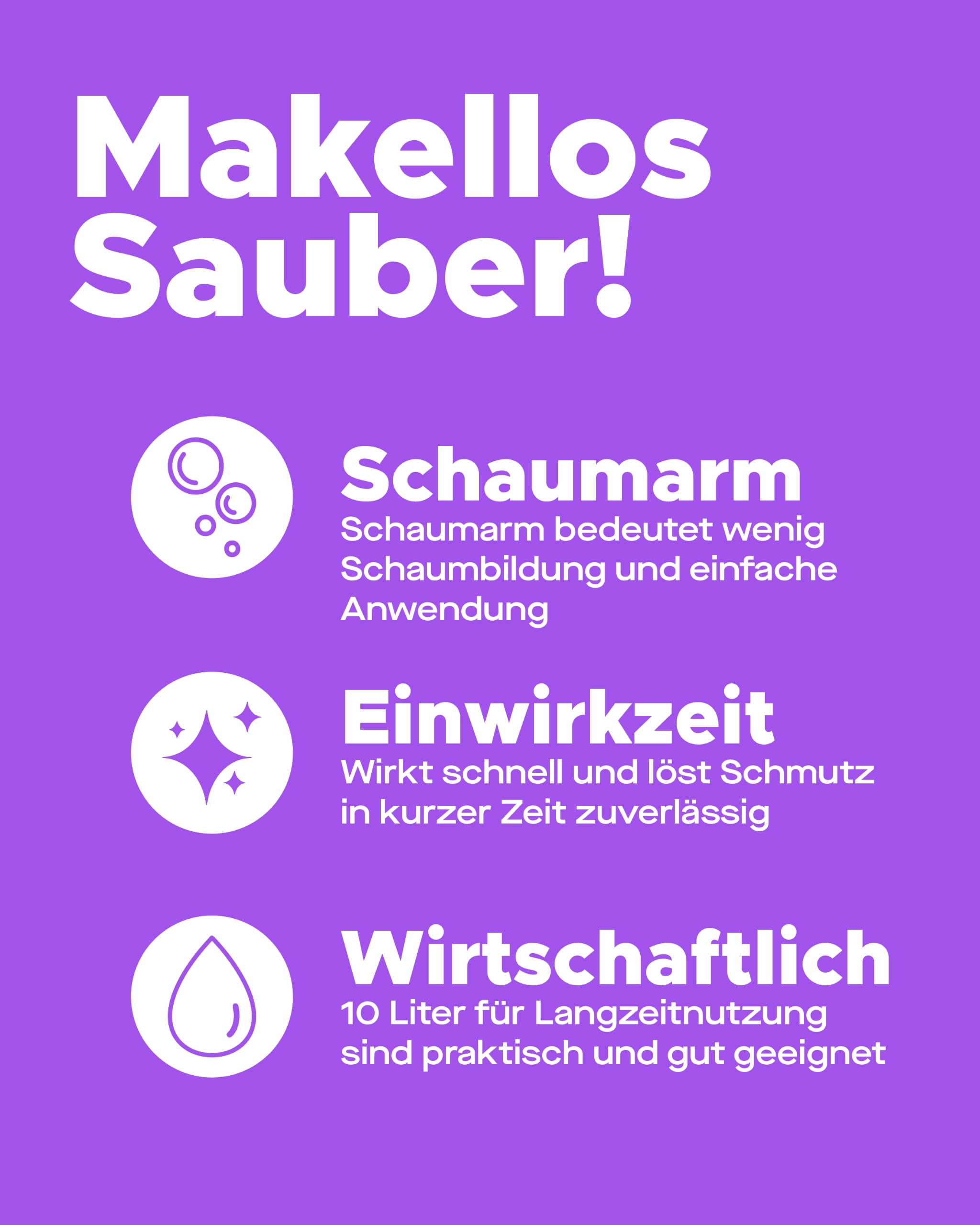 Lorito Industrie Kraftreiniger 10 L schaumarmer Bodenreiniger flüssig