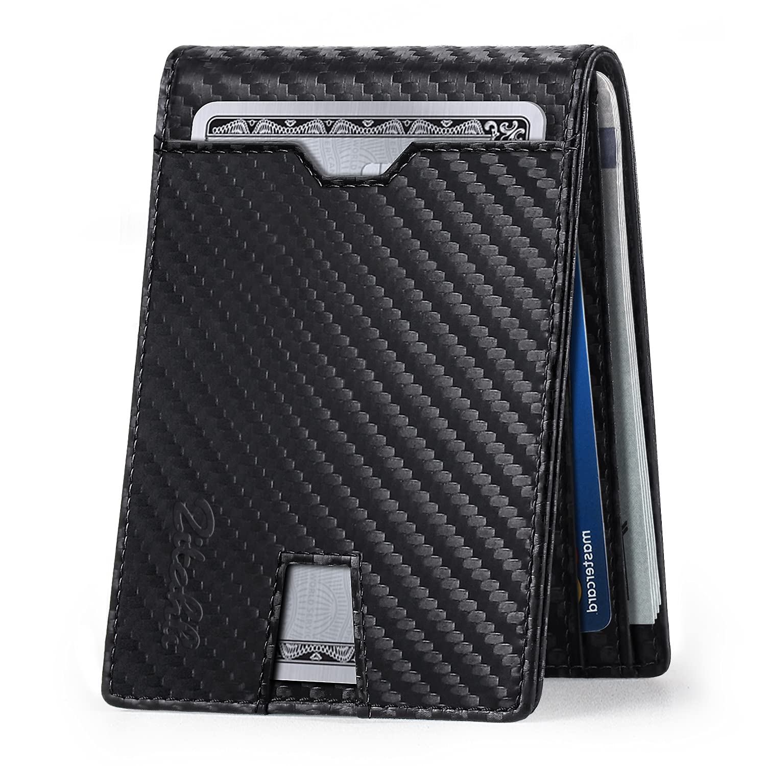 Buy Slim Wallet for Men with Bill Pocket, RFID Mens Wallet Front Pocket Wallet Bifold Leather