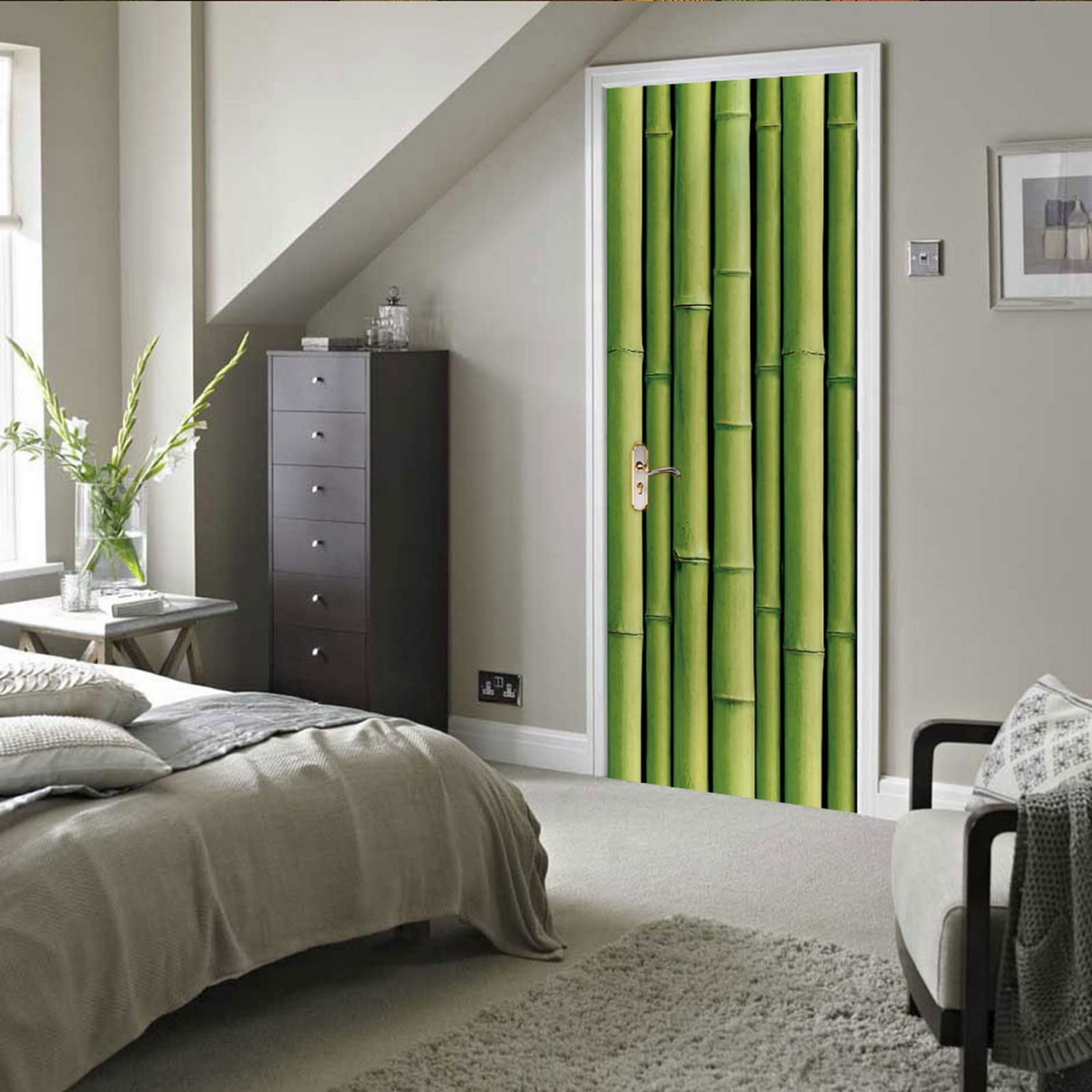 A.Monamour Sticker Porte Autocollant Poster De Porte 3D Tiges De Bambou Jaune Texture De Clôture En Bambou Vinyle Affiche De Porte Sticker Mural Papier Peint Art Décor 95 x 215 cm A.Monamour Sticker Porte Autocollant Poster De Porte 3D Tiges De Bambou Jaune Texture De Clôture En Bambou Vinyle Affiche De Porte Sticker Mural Papier Peint Art Décor 95 x 215 cm