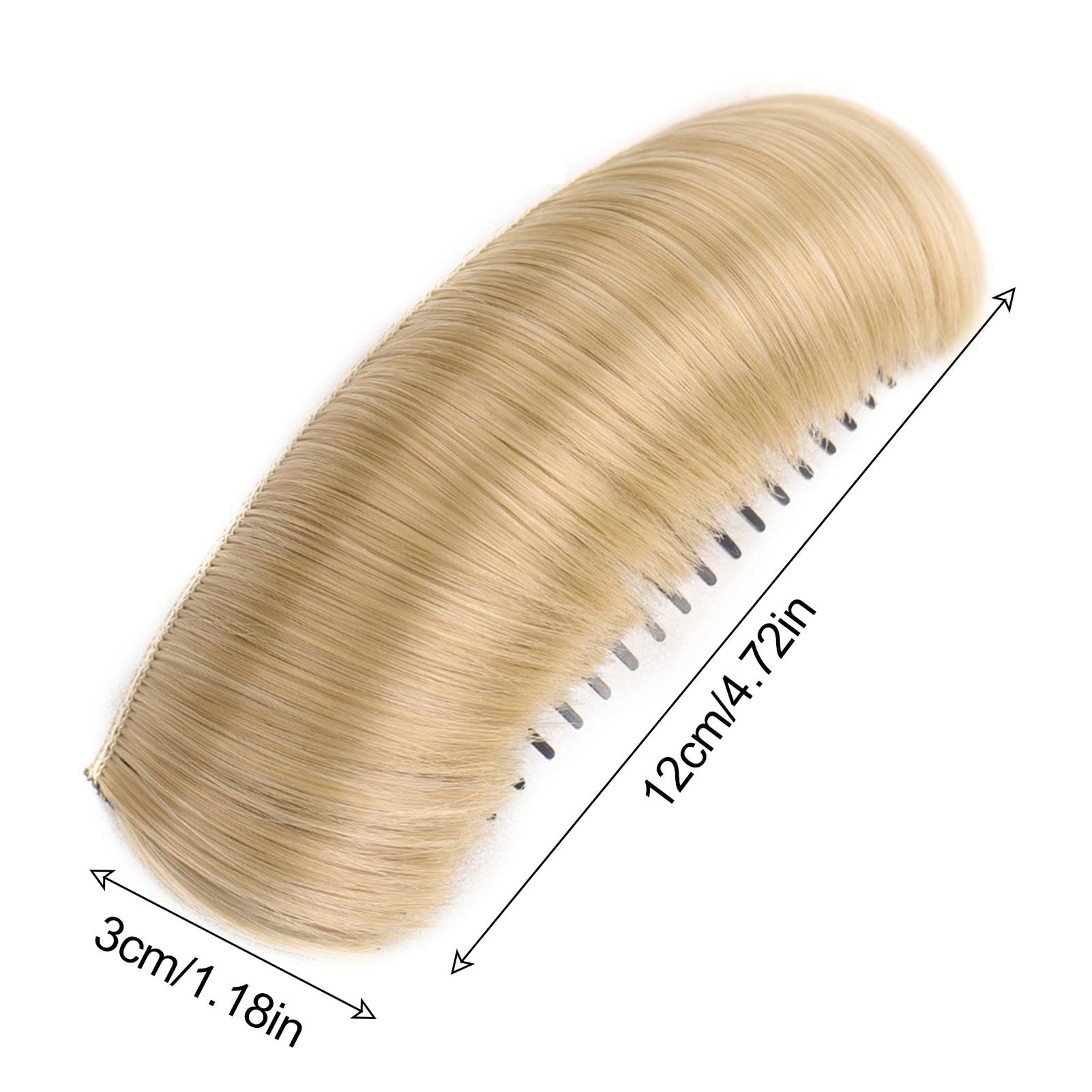 Unsichtbares Haarpolster – Volumen-Bump-Clip Aus Hochtemperaturseide, 12 Cm, Für Mehr Fülle & Natürliche Frisuren