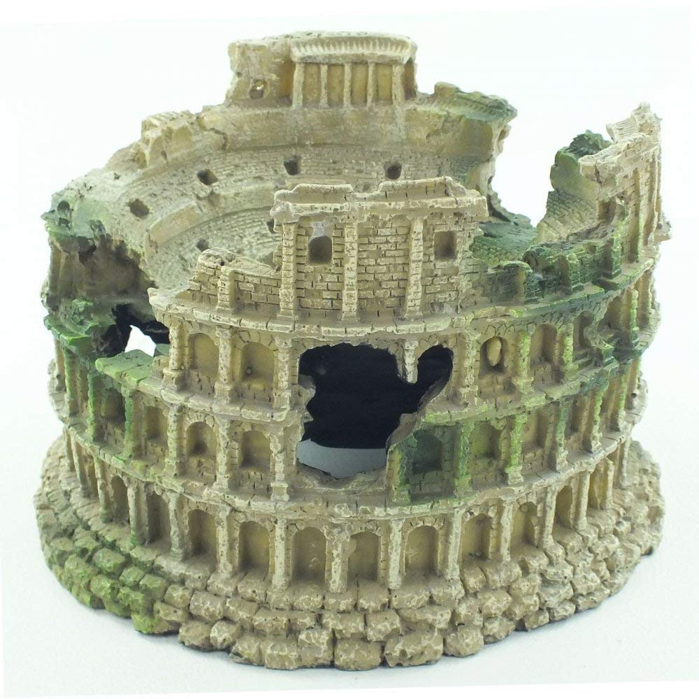 Betta - Decorazione Acquario Grande Colosseo Dettagliato