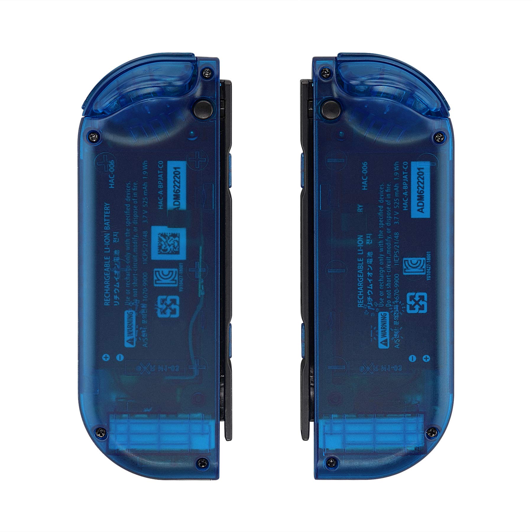eXtremeRate Jasne Niebieski (Wersja D-Pad) Handheld Controller Housing z Pełnymi Przyciskami, DIY Wymiana Shell Case dlaSwitch & Switch OLED Model– Console Shell Nie Jest Dołączona