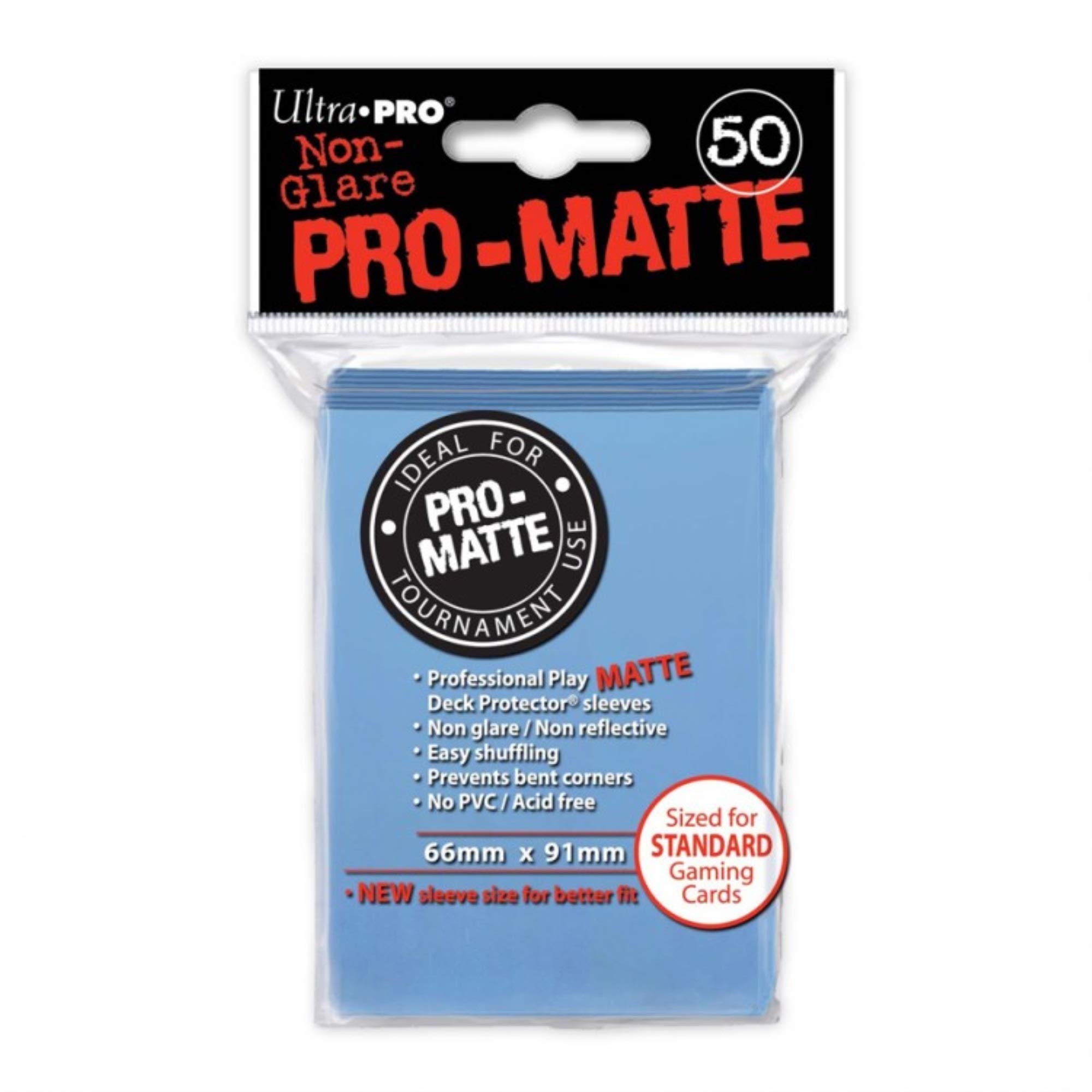 新品未開封　Ultra Pro Deck Protector 50枚入り Amazon.com: Ultra Pro 50ct Pro-Matte Light Blue Standard Deck