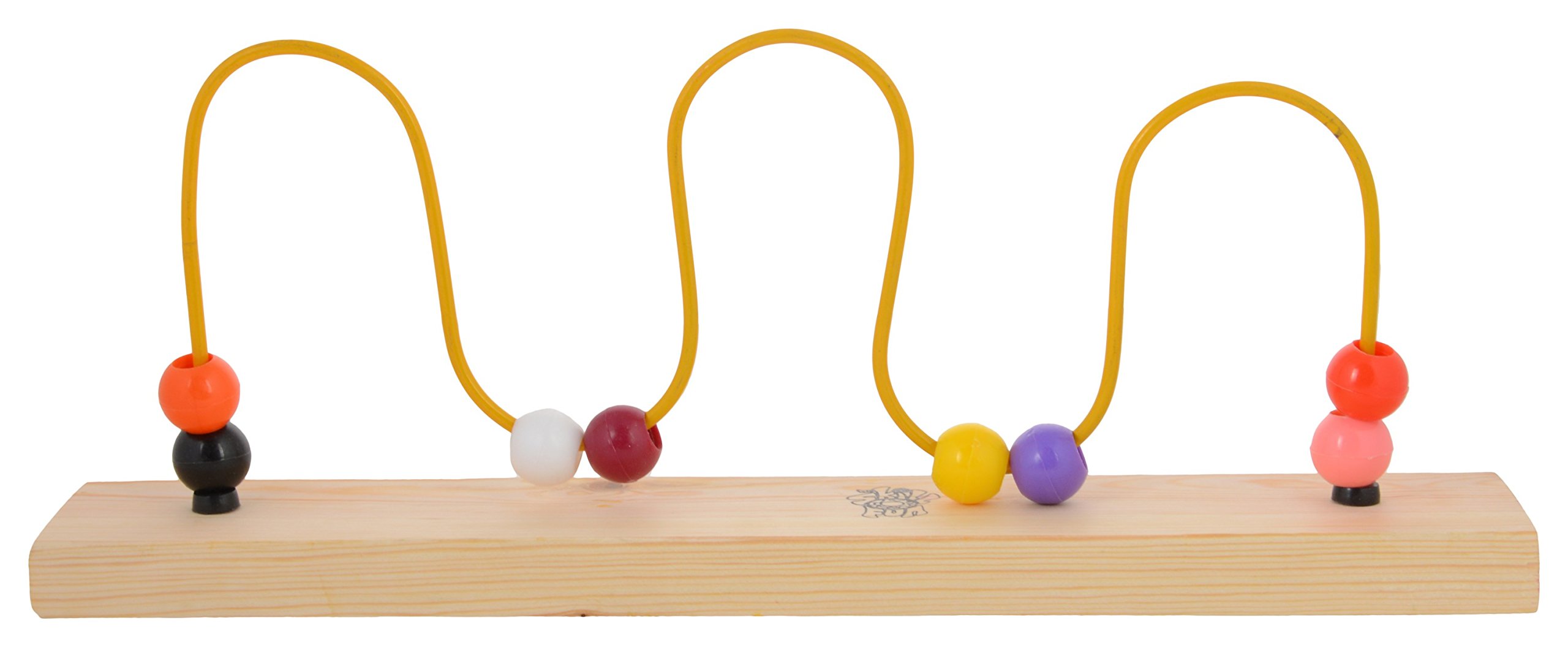 Skillofun Wooden Bead Shuttle - Eclectic Zig Zag Toy, Multicolor, Non-Toxic and eco-Friendly | Enhances Counting and Color Recognition | Boosts Motor Skills and Hand-Eye Coordination | (B007OU5LC6) Amazon Price History, Amazon Price Tracker