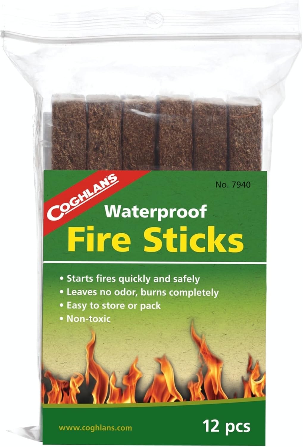 Coghlan’s 7940 Fire Stick – 12 Pack for Outdoor Cooking & Campfires Coghlan’s 7940 Fire Stick – 12 Pack for Outdoor Cooking & Campfires