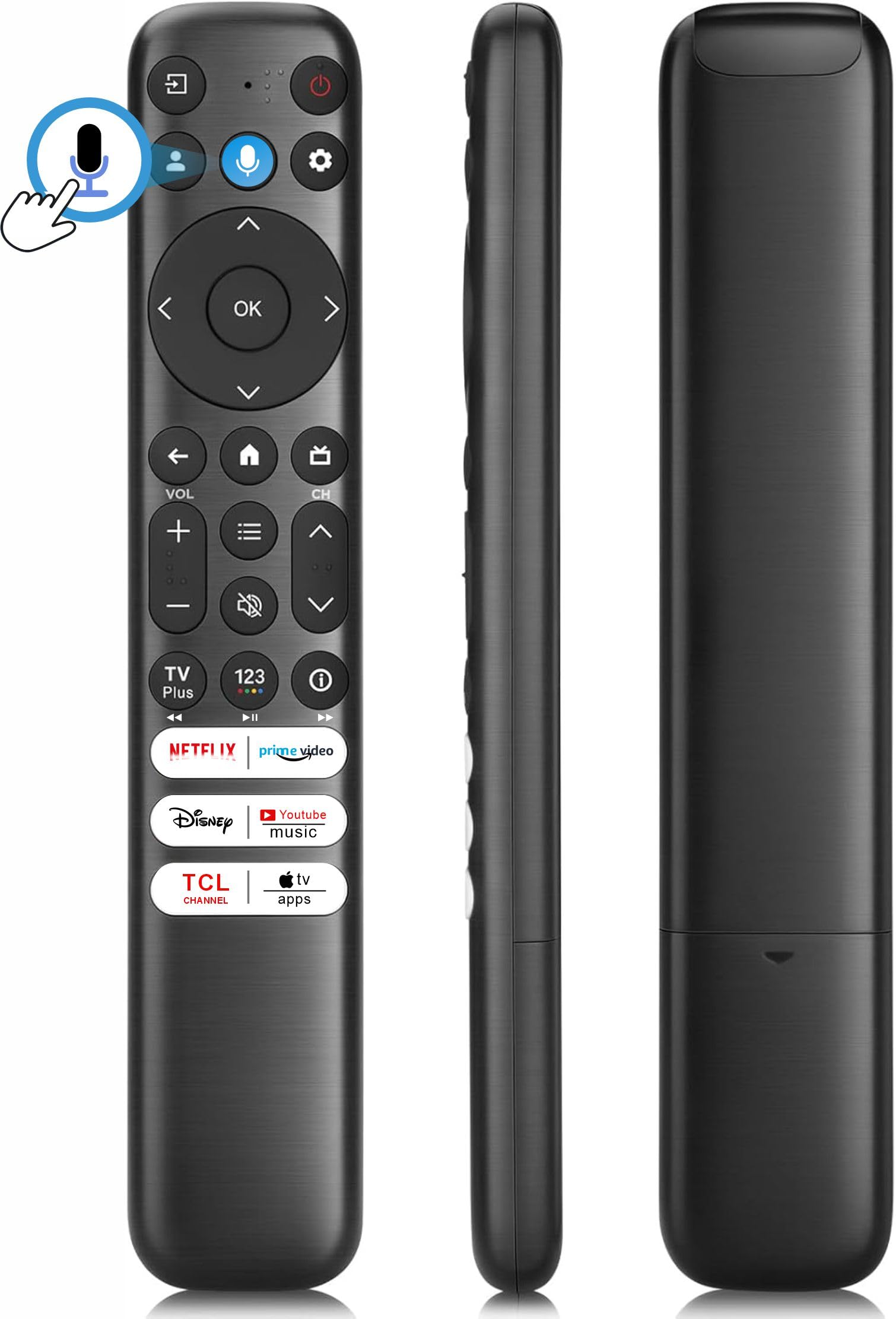 Here is the output:



sostituzione telecomando tv tcl intelligente per movimento e voce compatibile con tcl, google e android tv