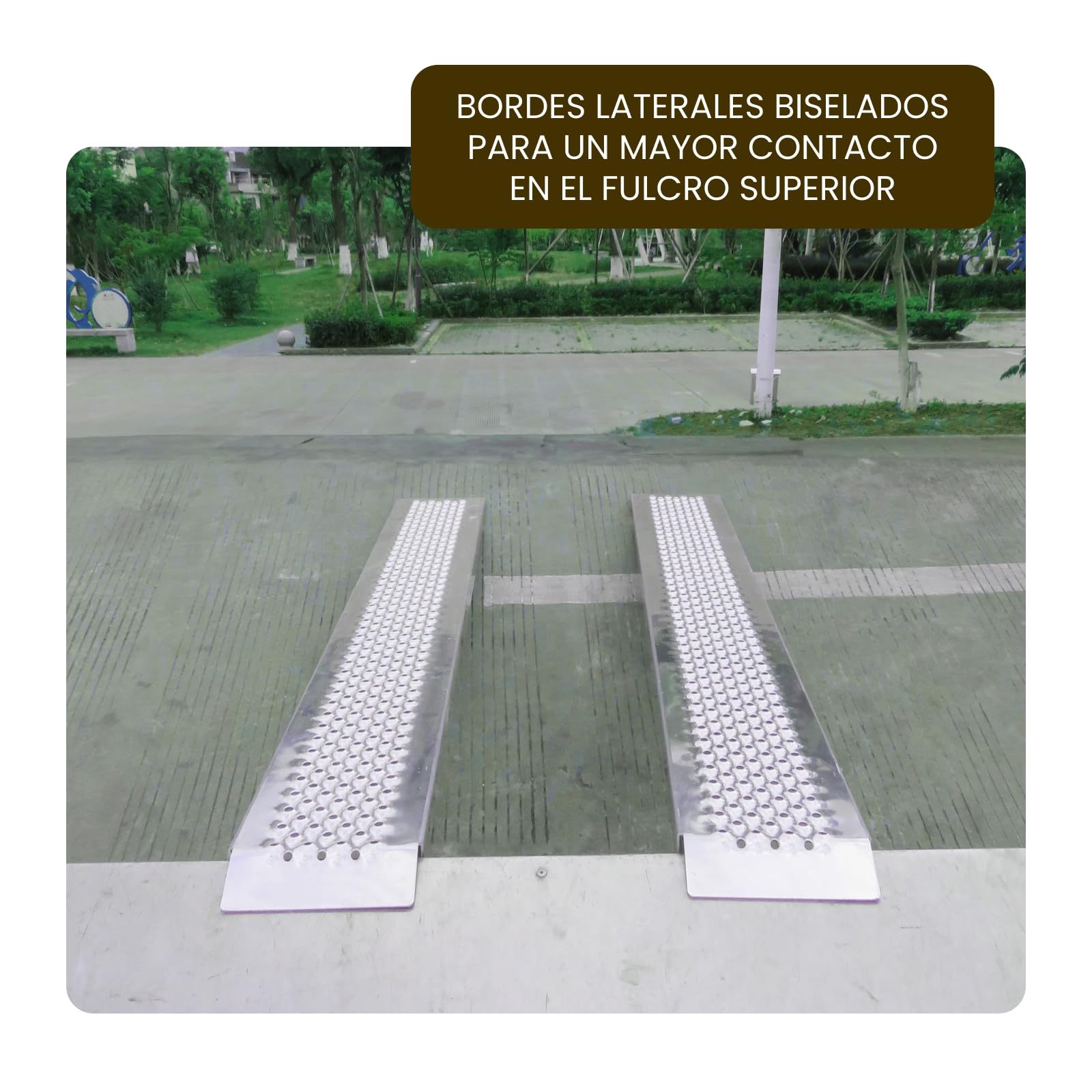 Rampa WORHAN de Carga 200cm Resistente Tractor Motocicleta Remolque Aluminio hasta 1000kg LR7H