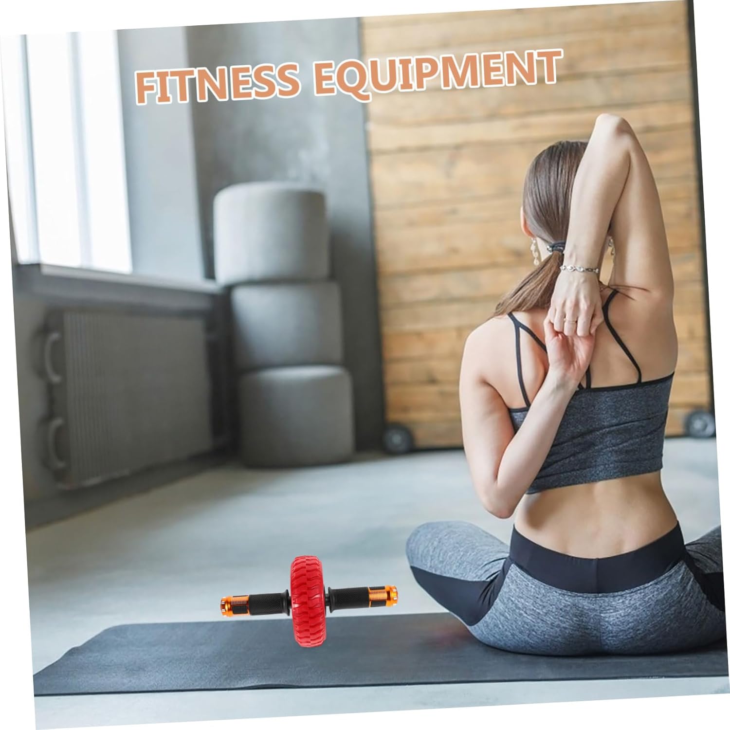 Abdominal Exercise Machine Gym Roller for Stomach Workout Portable Abdominal Exercise Roller