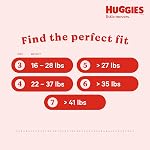 HUGGIES Taille des couches 4 - Huggies Petites couches jetables pour bébés, 22ct, Boîte Jumbo