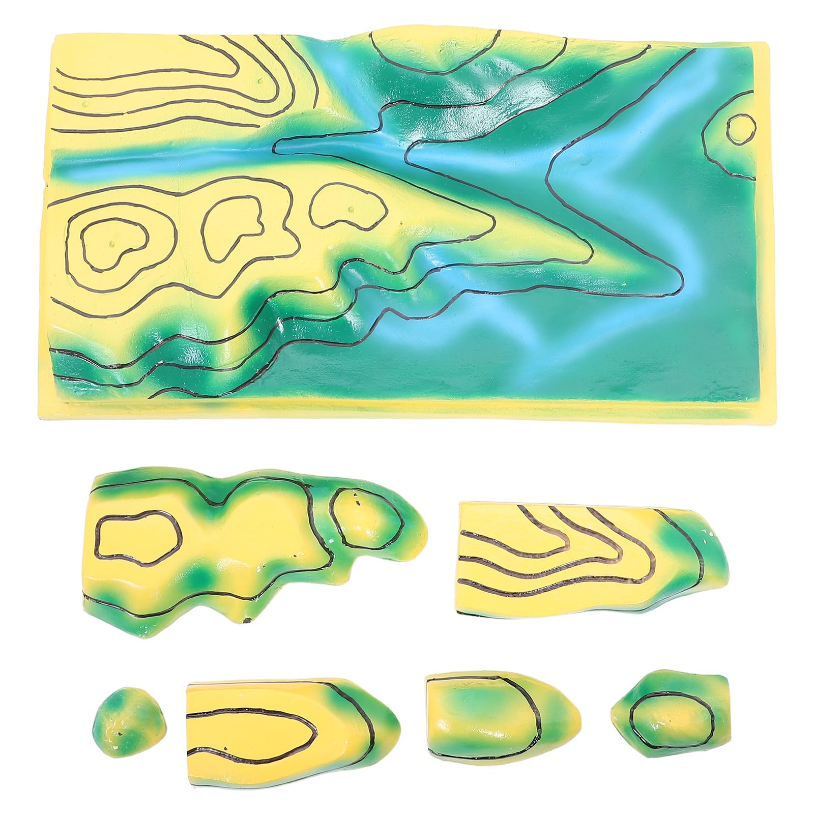 Didattico Di Forma Del Terreno Per Mappa Topografica Per Uso In Classe Mappa Di Contorno In Plastica Di Linea Di Contorno Educativo Strumento Didattico Di