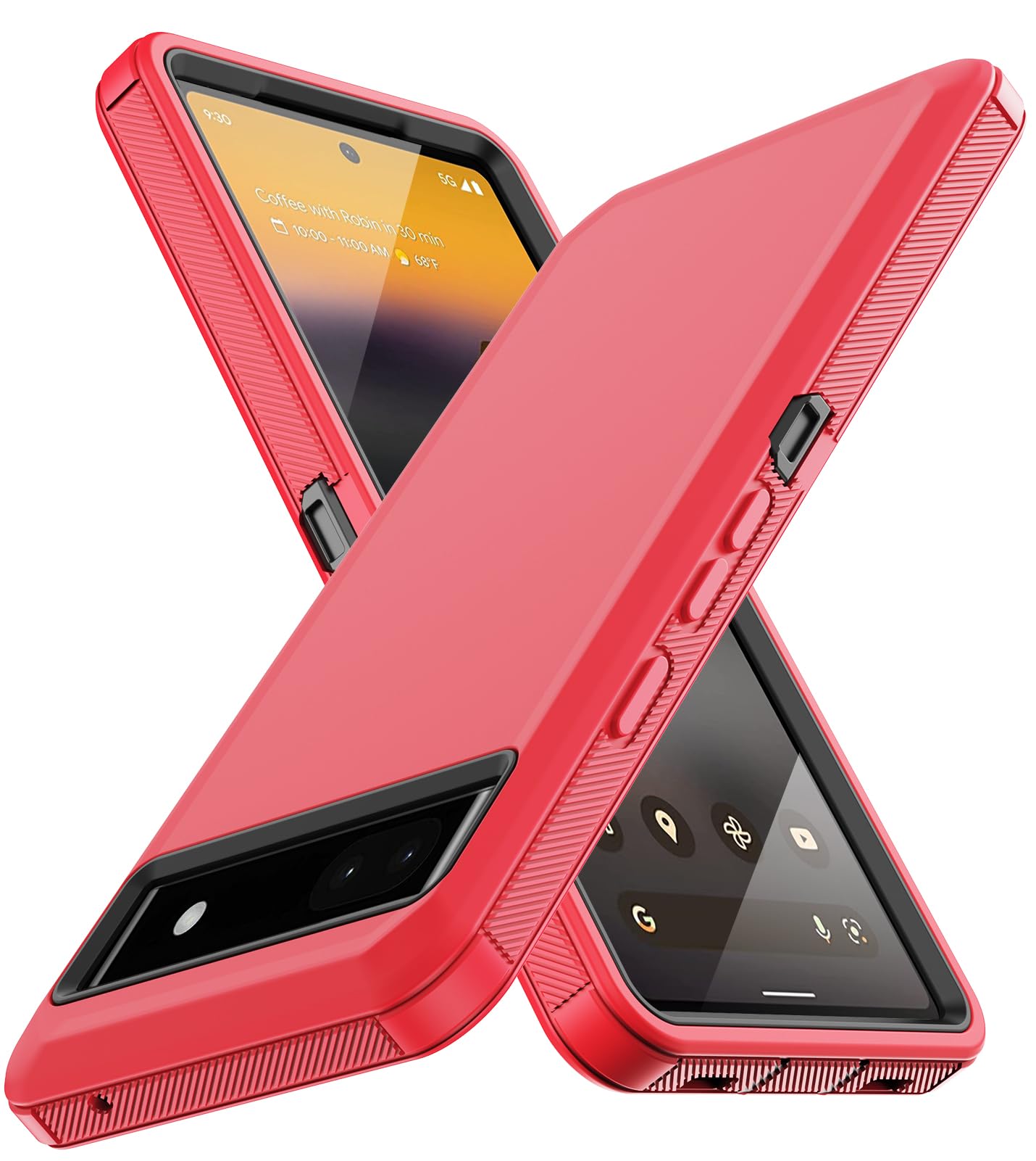 Aimoll-88 for Google Pixel 6A Case, with Built in Screen Protector Heavy Duty Drop Protection, Full Body Rugged Shockproof Dustproof Tough Protective