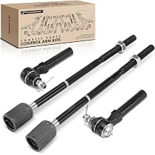 Front Inner & Outer Tie Rod End Set For 2004-2009 Cadillac SRX - 4-Piece Kit By Detroit Axle