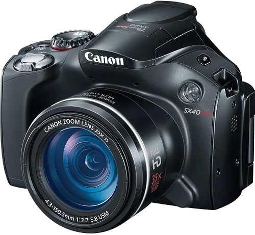 Canon SX40 HS 12.1MP Digital Camera with 35x Wide Angle