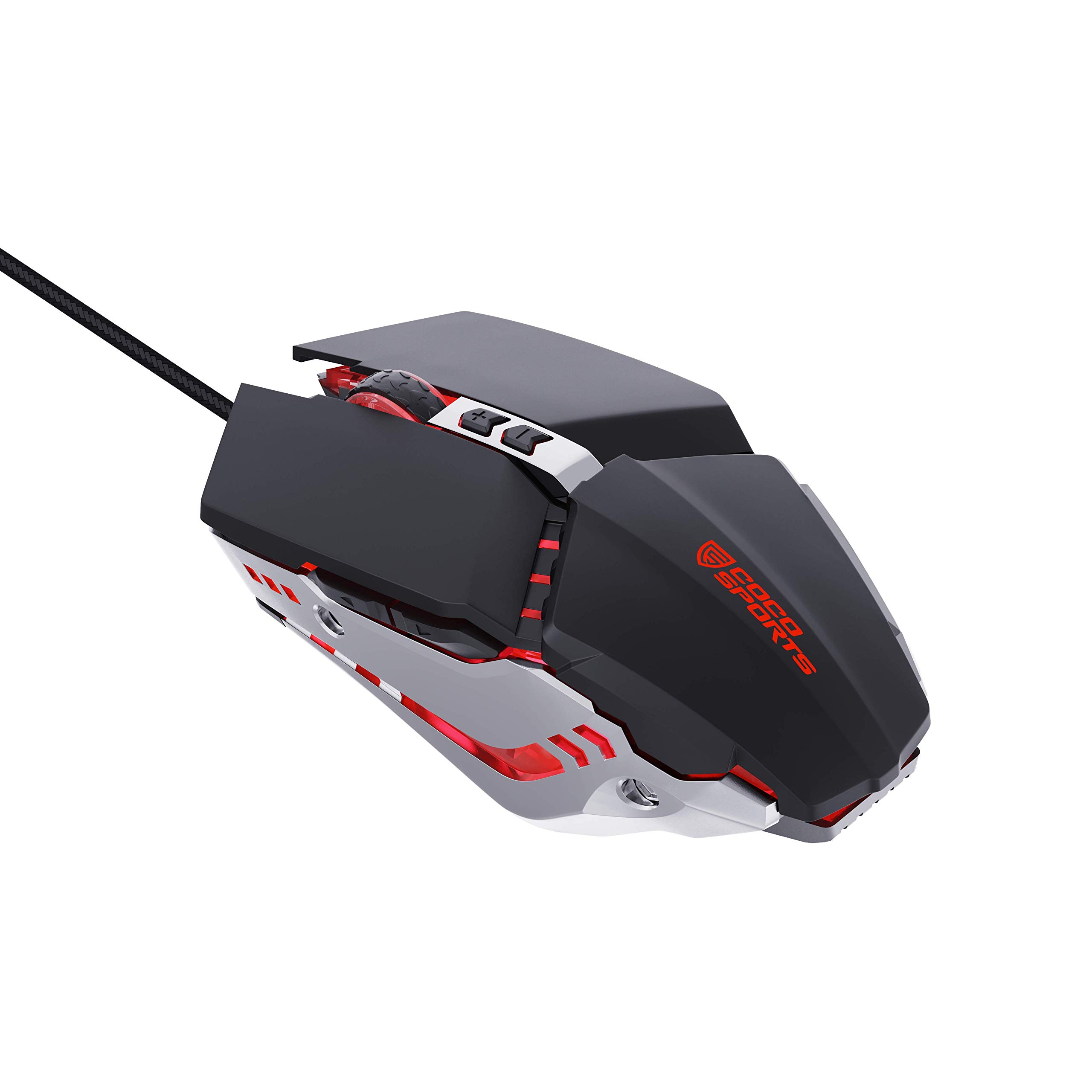 coconut GM1 Comet Wired USB Gaming Mouse 6 programmable Keys, Adjustable DPI Upto 3200, 7 Color Breathing LED with 1.5m Nylon Braided Cable | Mice for PC | Wired Gaming Mouse for PC, Black (B08XXZ4RLW) Amazon Price History, Amazon Price Tracker