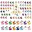 160 Pcs Small Christmas Ducks with Santa Hat, Mini Resin Ducks Little Plastic Duck for Xmas, Dollhouse Accessories, Micro Landscapes, Fairy Garden Home Decorations