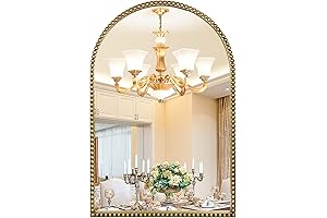 24"x36" Brass Wall Mirror for Bathroom