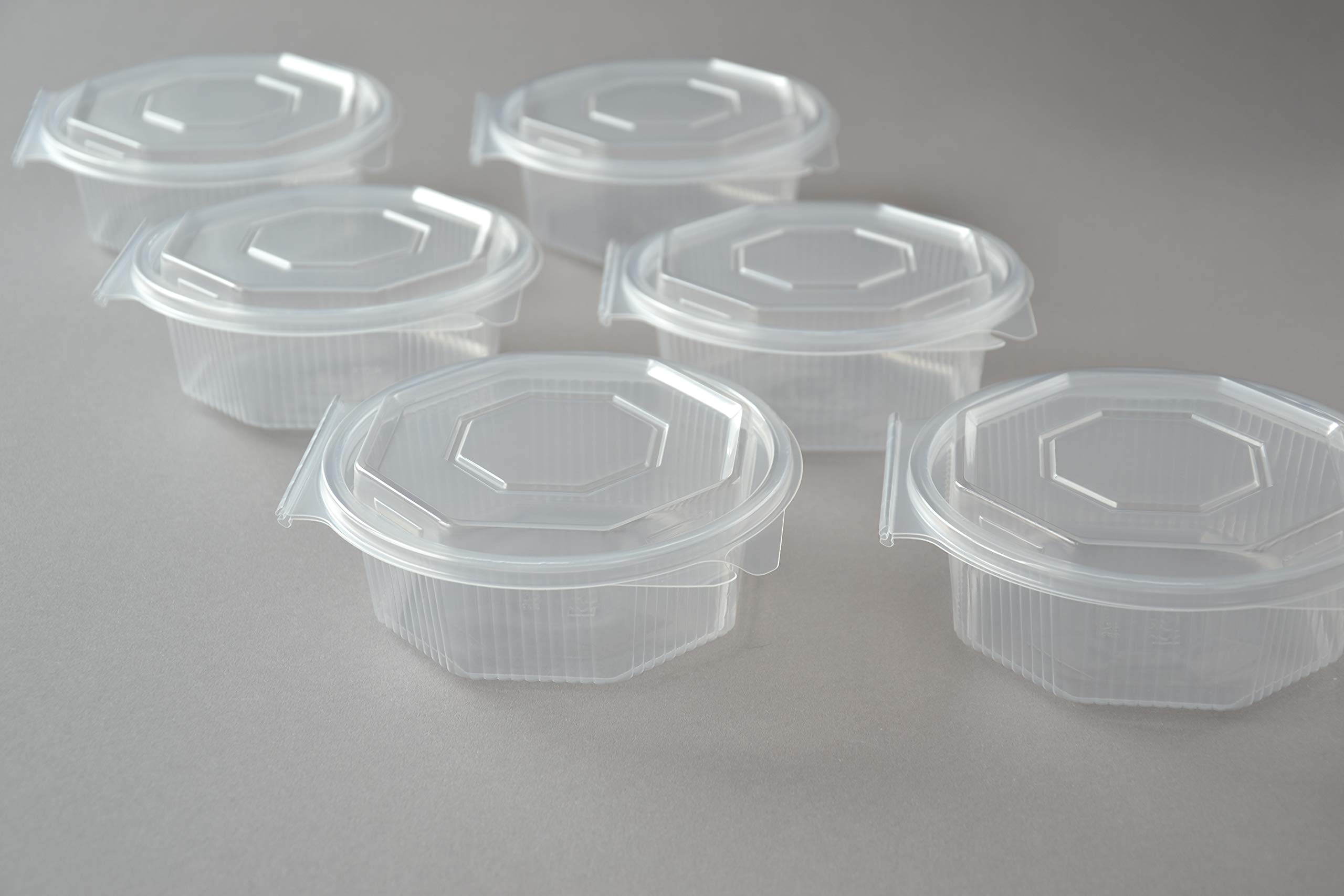 Generisch Minimalistisch Achteckig 375 ml Ripboxx Verpackungsbox 400 Stück Lebensmittelaufbewahrungsbehälter