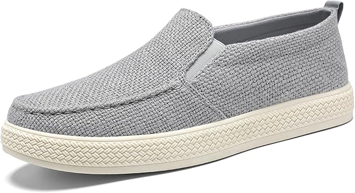 Mens Casual Slip On Shoes Lightweight Breathable Comfortable Soft Cushion Sneakers for Daily Wear Travel Walking