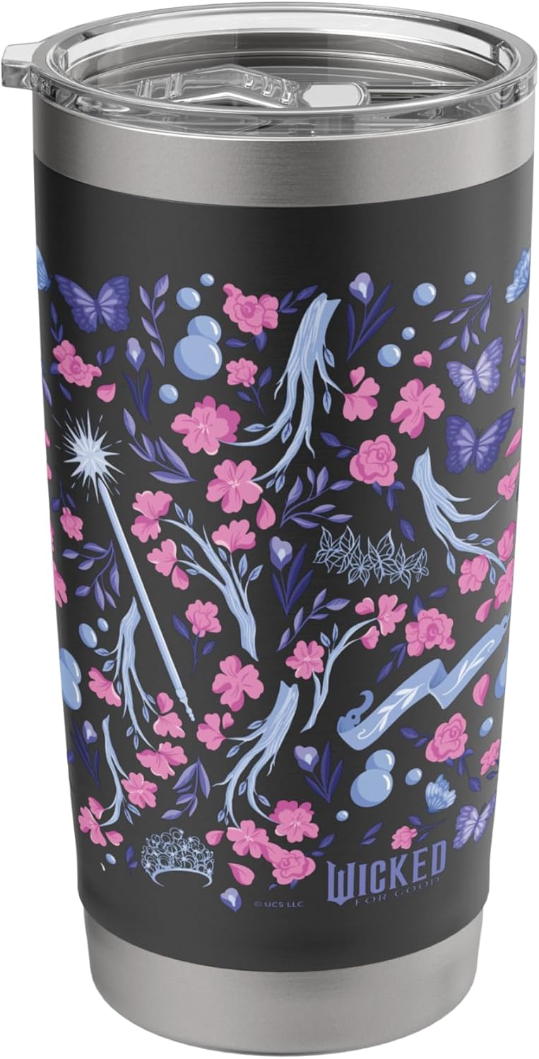 Wicked: For Good Glinda Garden of Charm Stainless Steel Insulated Tumbler