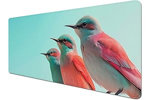 Cute Owl Bird Pattern Gaming Mouse Pad Large Mouse Mat Desk Mat