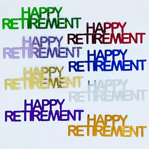 Miniatura 4 de Confeti Word Happy Retirement MultiColors - 2 bolsas de media onza (1 oz) #7886 Q01