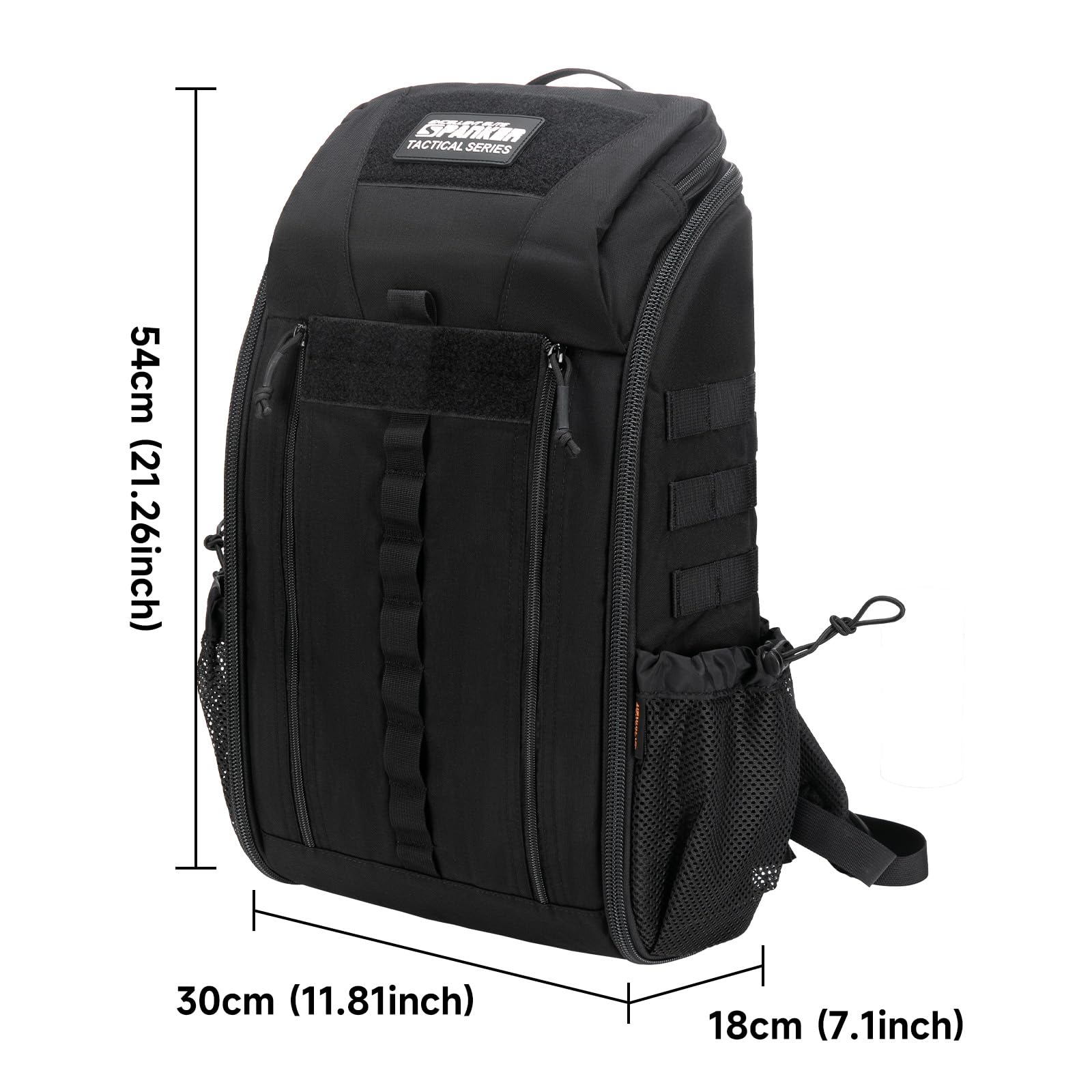 EXCELLENT ELITE SPANKER Mochila Médica Mochila Táctica Mochila Outdoor Camping Supervivencia Primeros Auxilios Mochila(BLK）