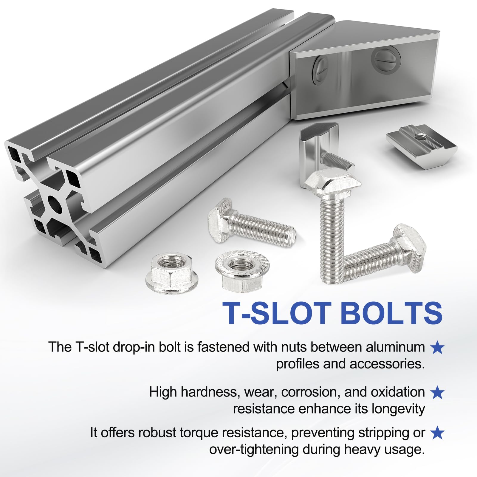 PATIKIL M5x16mm T-Slot Bolts - Image 4