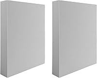 Vista 1 de BAOFALI 2 sellos grandes de espuma moldeable gris de espuma de plástico seco almohadilla de sello de espuma seca para estampado de espuma seca