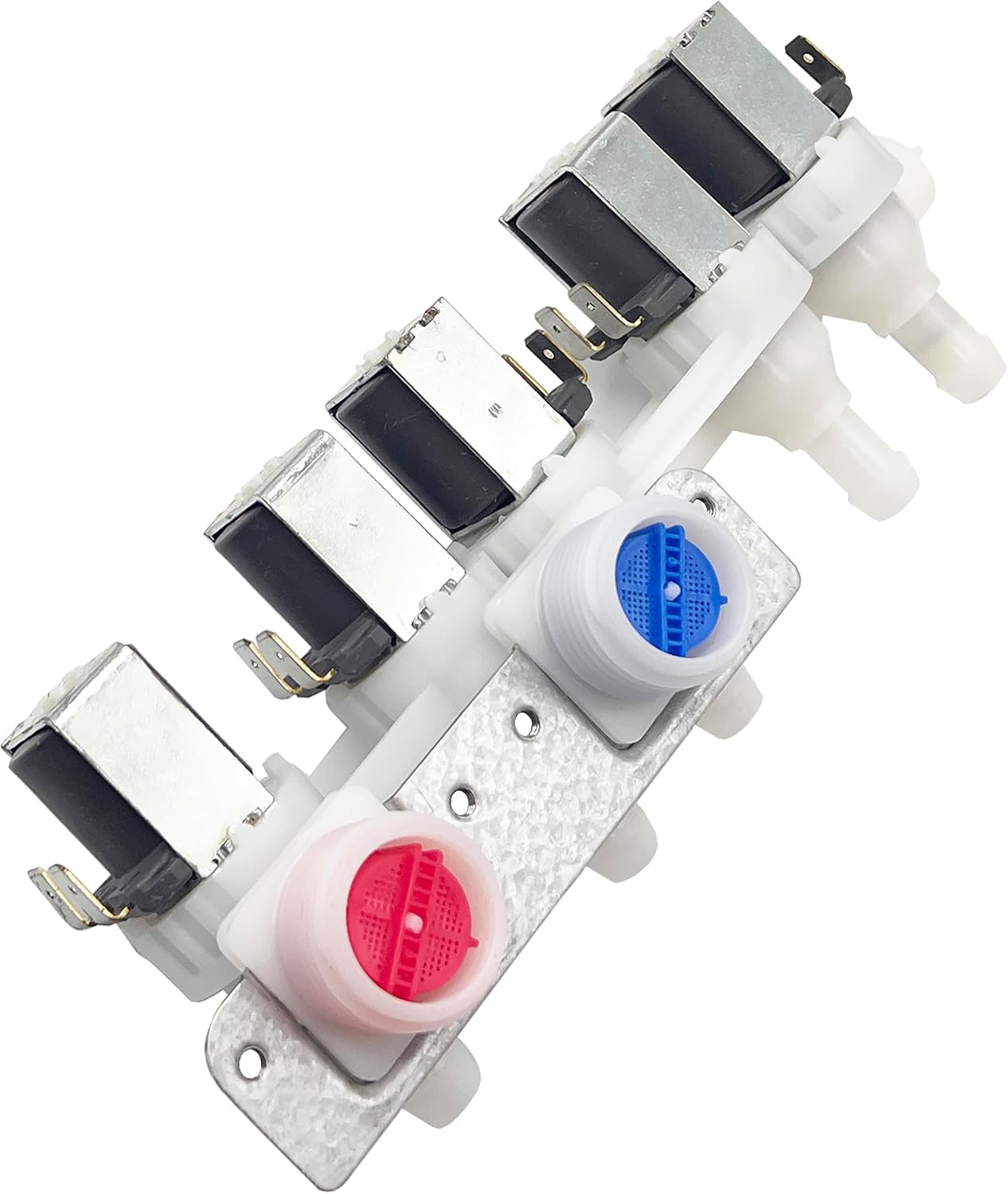 Washer Water Inlet Valve WH23X29553 for GE GFW650SPN0SN GFW650SSN0WW GFW850SPN0RS GFW850SSN0WW GFW650SPN1SN GFW850SPN1RS GFW850SPN1DG GFW850SSN1WW GFW650SSN2WW GFW850SPN2DG GFW650SPN2SN GFW850SPN2RS